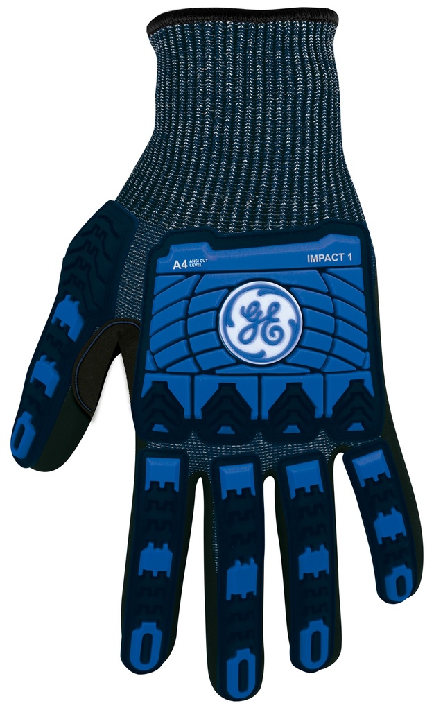 GE A4 MICRO FOAM NITRILE TPR IMPACT GLOVES XLARGE