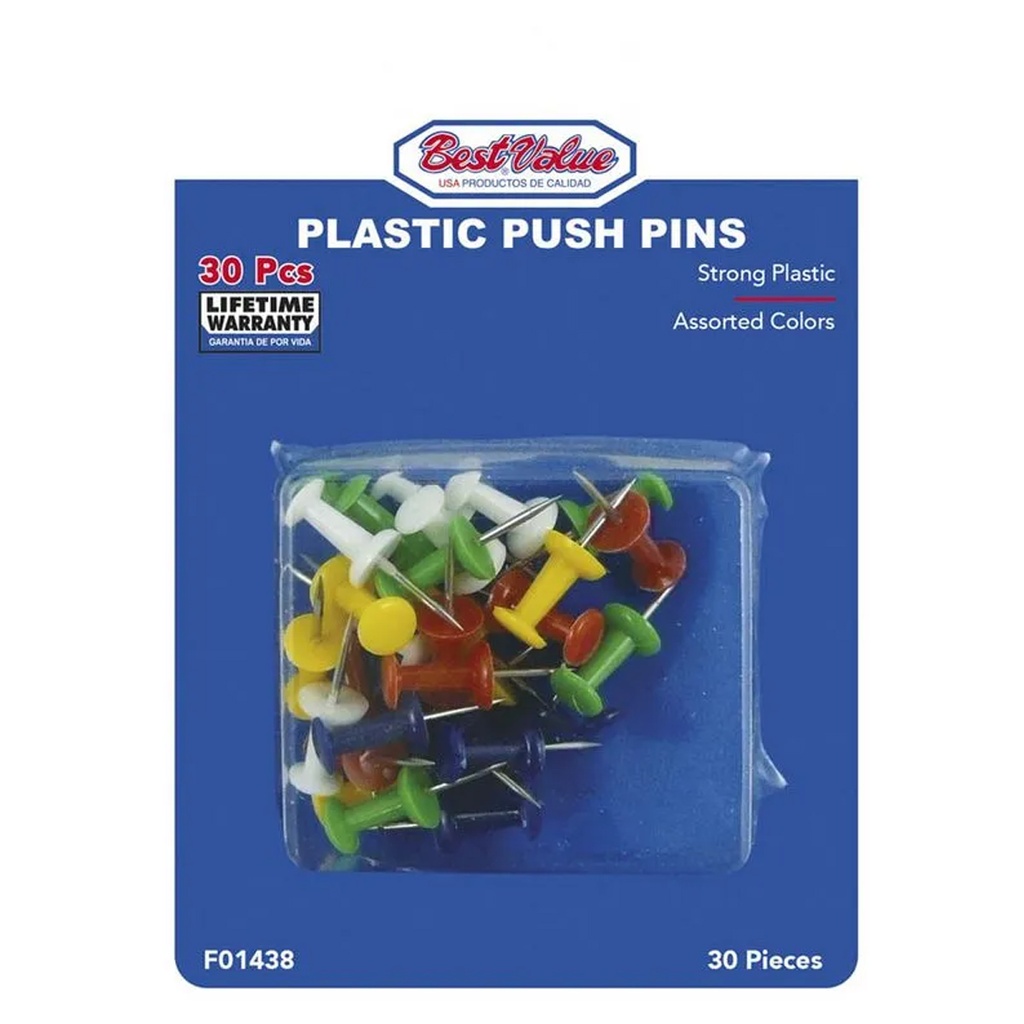 PUSH PINS 30 PCS BEST VALUE