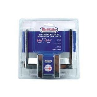 LEVER ENTRANCE LOCK SQUARE CHROME
