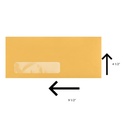 4 1/8 x 9 1/2 MANILLA WINDOW ENVELOPE