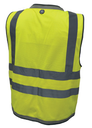 SURVEYOR SAFETY VEST - 10 POCKET GREEN L
