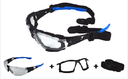 BLACK/BLUE S/GLASSES CLEAR AF LENS