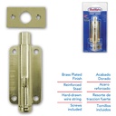 4" FOOT BOLT BRASS
