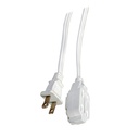 12ft WHITE INDOOR EXTENSION CORD UL