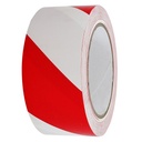 2" WARNING TAPE RED/WHITE