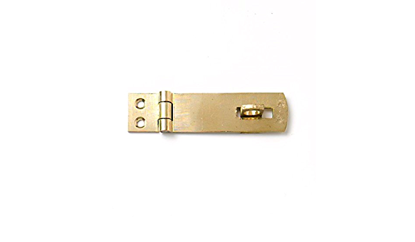 4 1/2" BRASS HASP & STAPLE