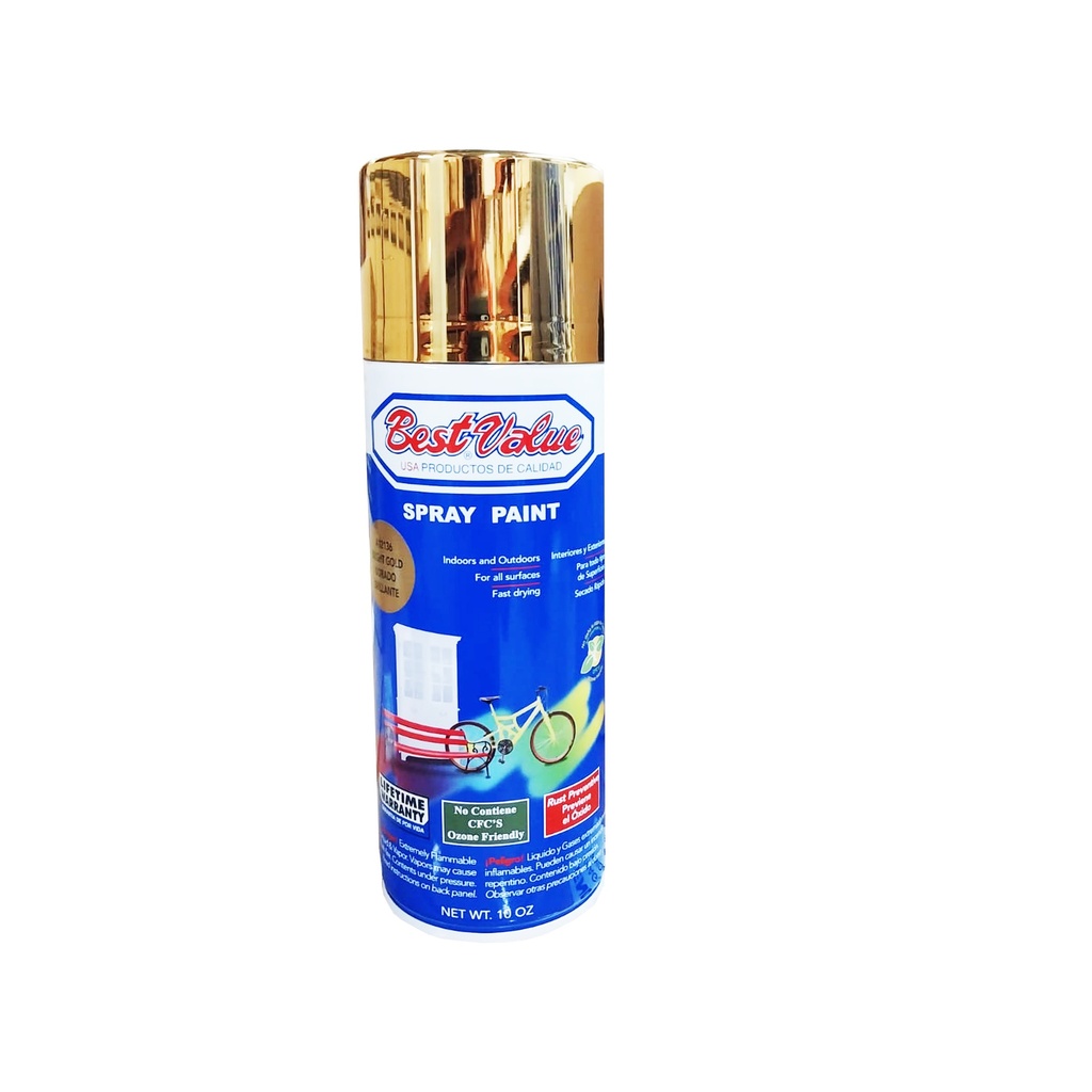 BEST VALUE SPRAY PAINT BRIGHT GOLD