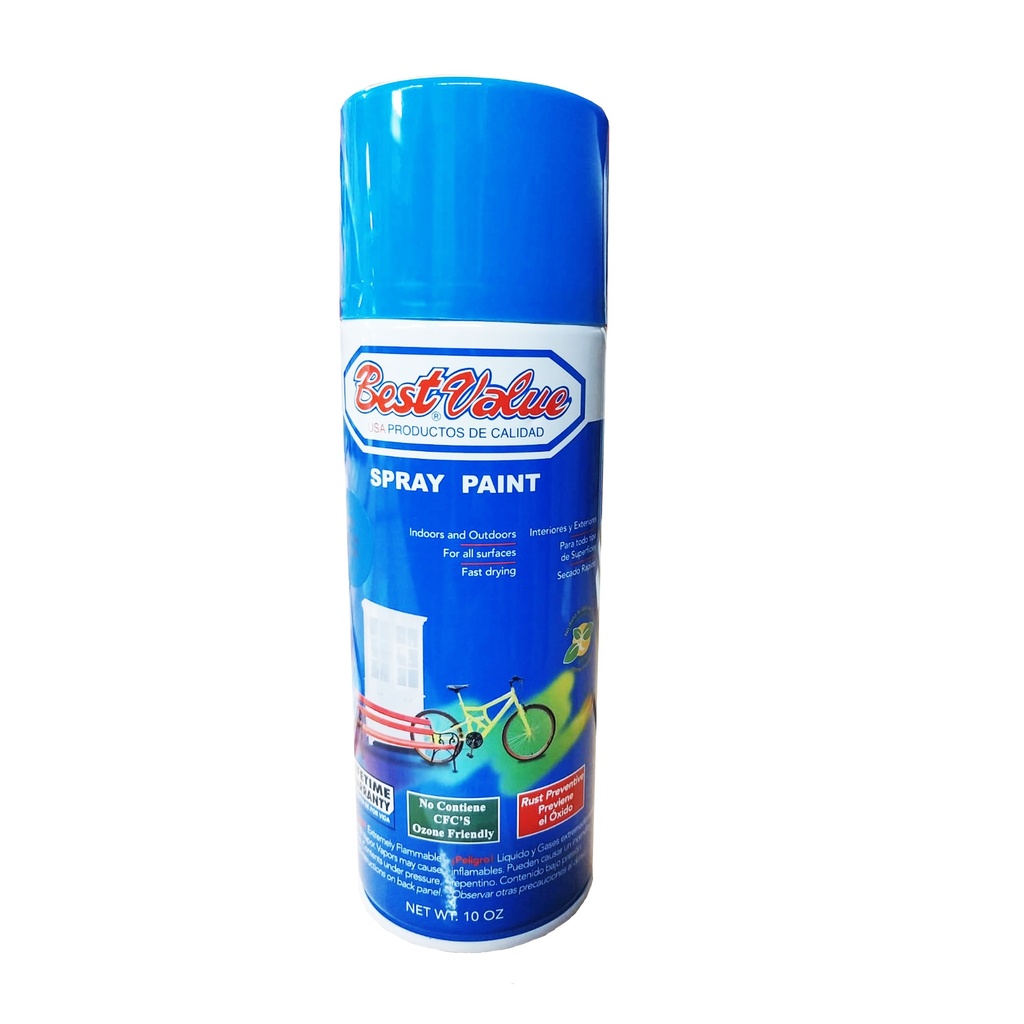 BEST VALUE SPRAY PAINT FLUORESCENT BLUE