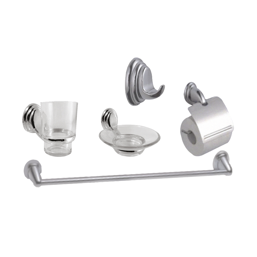 5PC BATHROOM ACCESSORY SET