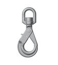 SELF LOCKING HOOK 7/8" 3300LBS