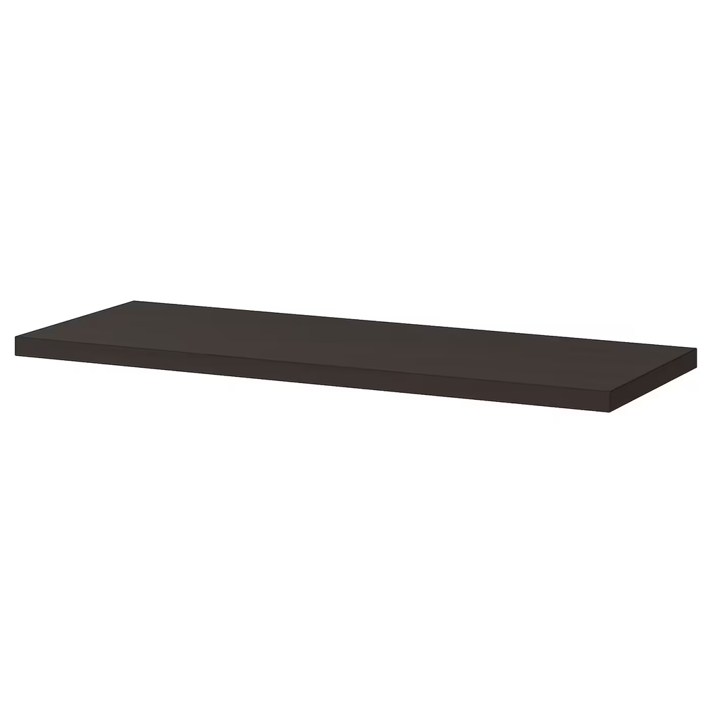 STRAIGHT SHELVES BROWN 10"x40"