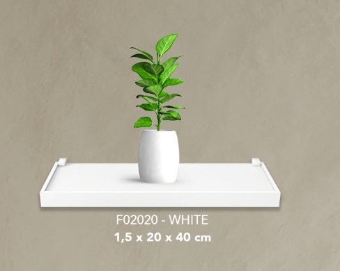 CONCEPT SHELF BROWN 1.5X25X100CM