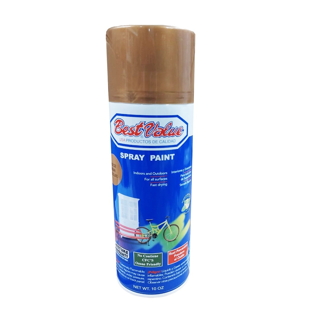 BEST VALUE SPRAY PAINT AP BROWN