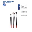 ARTIST PAINT BRUSH SET 5PC