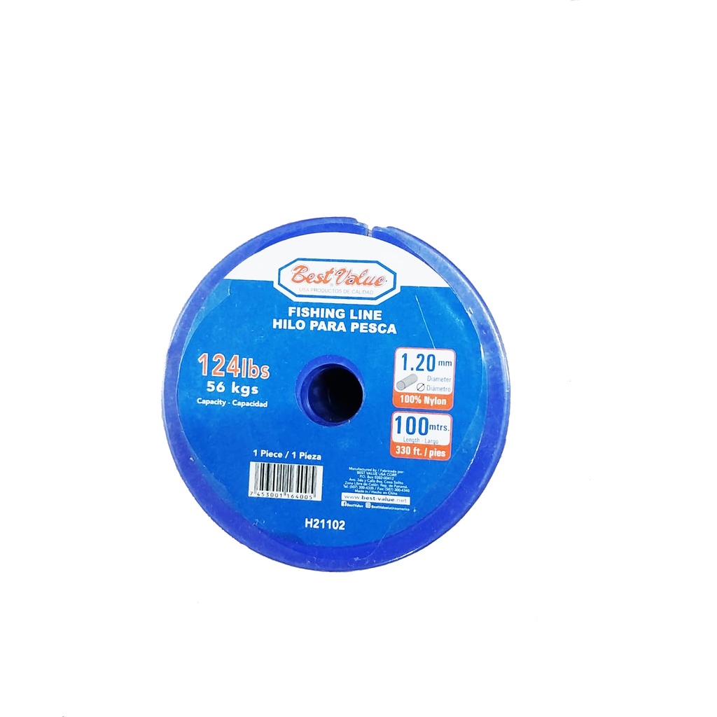 100M NYLON LINE 1.20MM- 124LBS