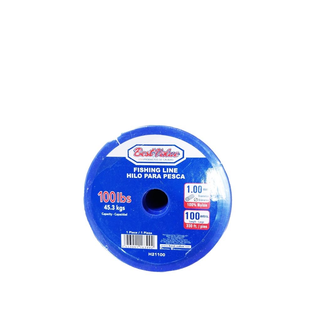 100M NYLON LINE 1.00MM- 100LBS