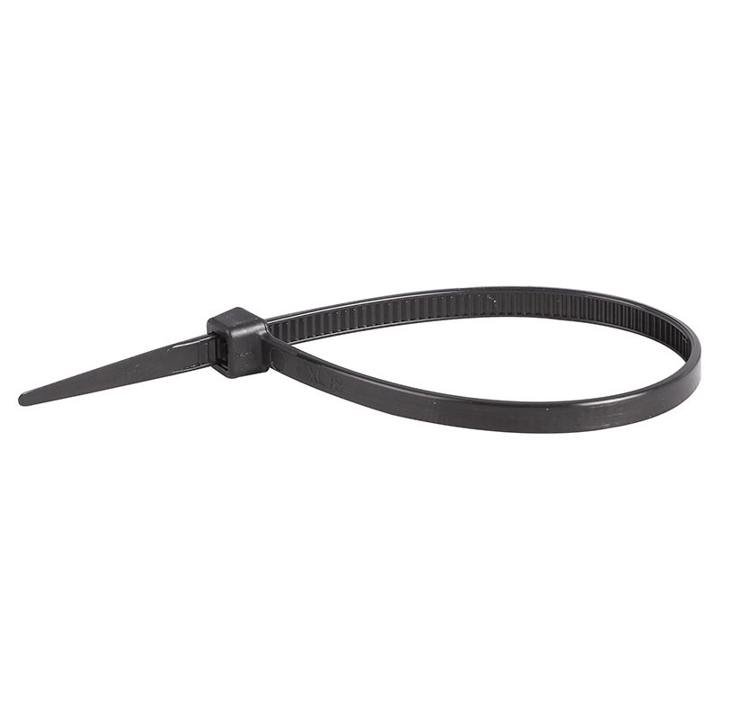 4" NYLON CABLE TIES BLACK 100PC