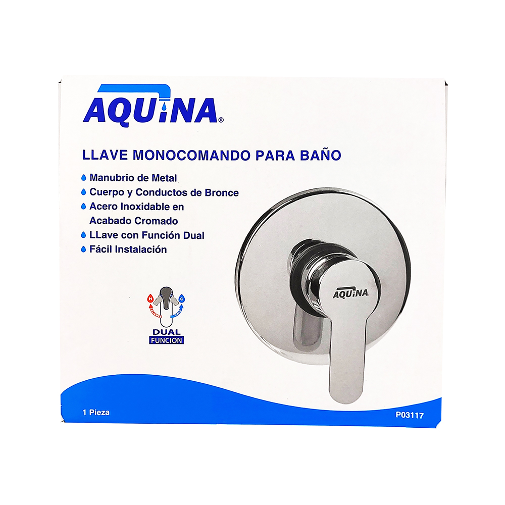 SINGLE HANDLE SHOWER VALVE AQUINA