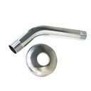 1/2" x 6" BRASS SHOWER ARM W/FLANGE AQUINA