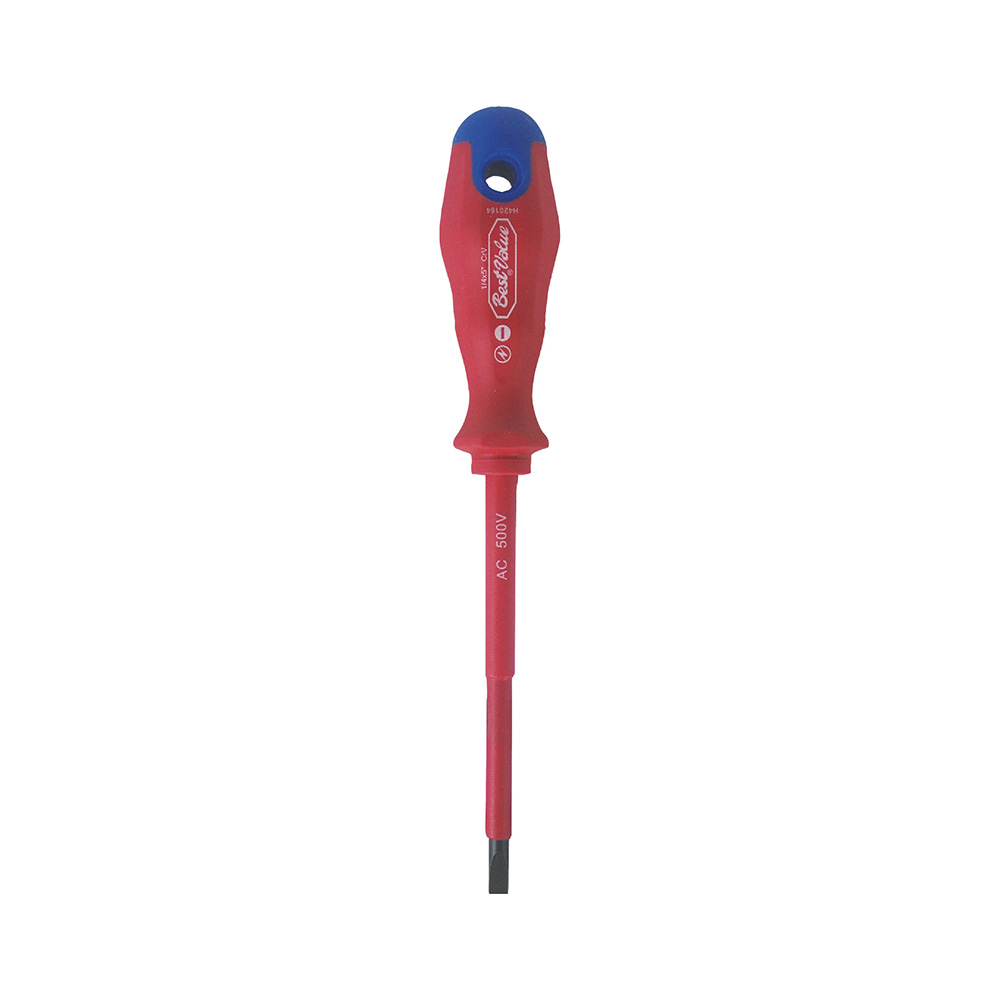 INSULATED SCREWDRIVER FLAT 3"