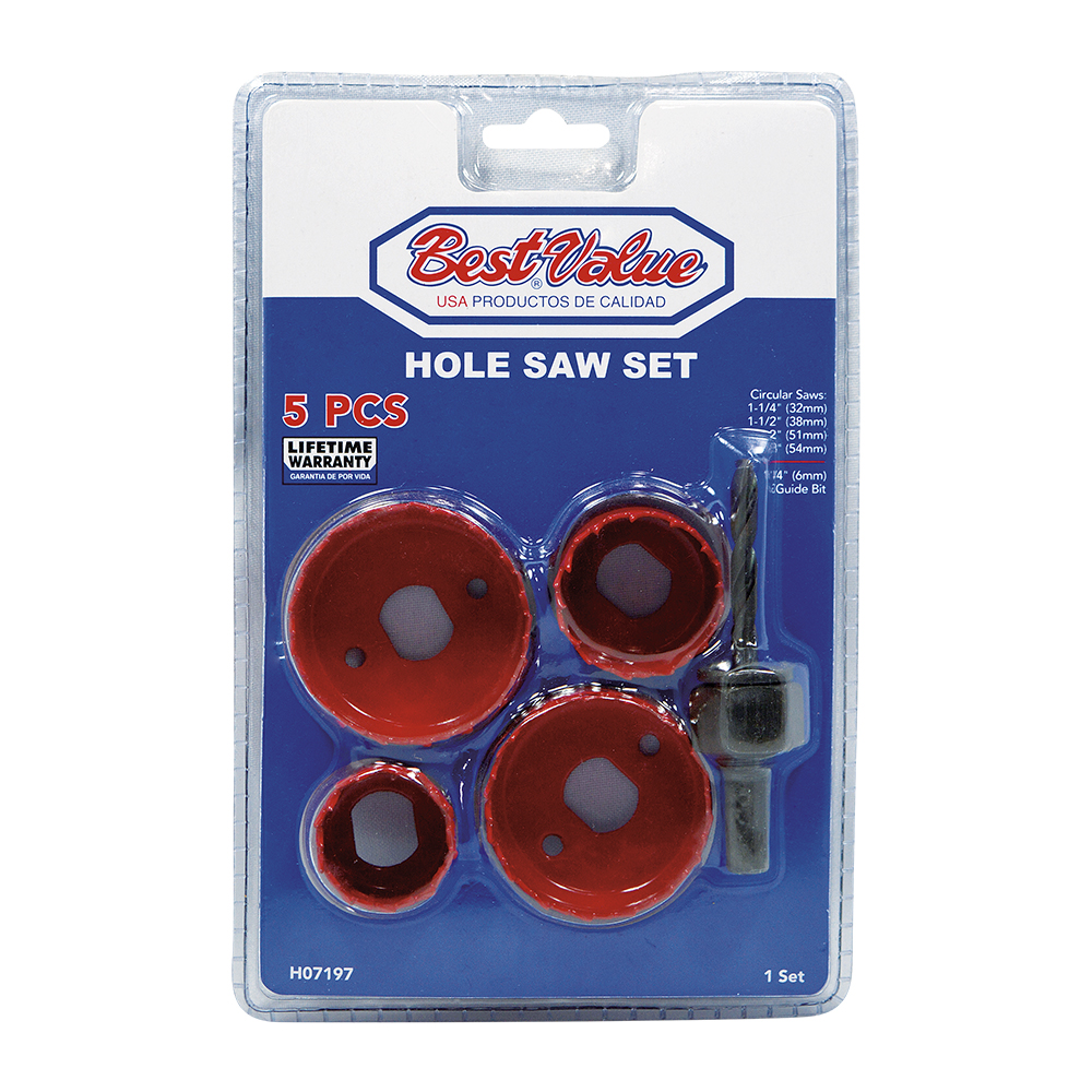 5PCS HOLE SAW SET