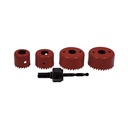 5PC METAL HOLE SAW SET