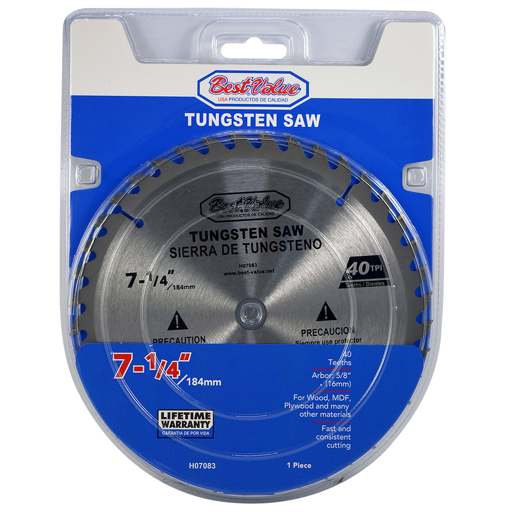 7 1/4" CIRCULAR SAW BLADE 40T