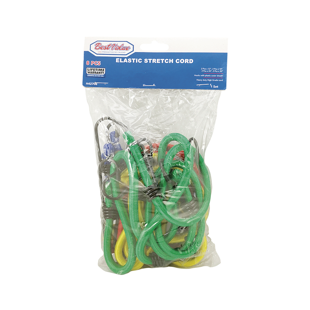 8PC BUNGEE CORD SET