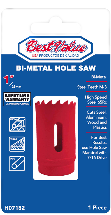 1" BI-METAL HOLE SAW