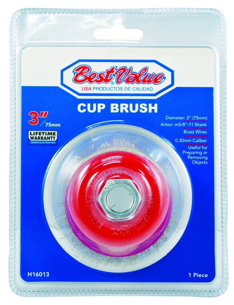 3" CUP BRUSH TWISTED