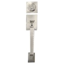 DECORATIVE ENTRANCE DOOR LOCKSET SATIN NICKEL