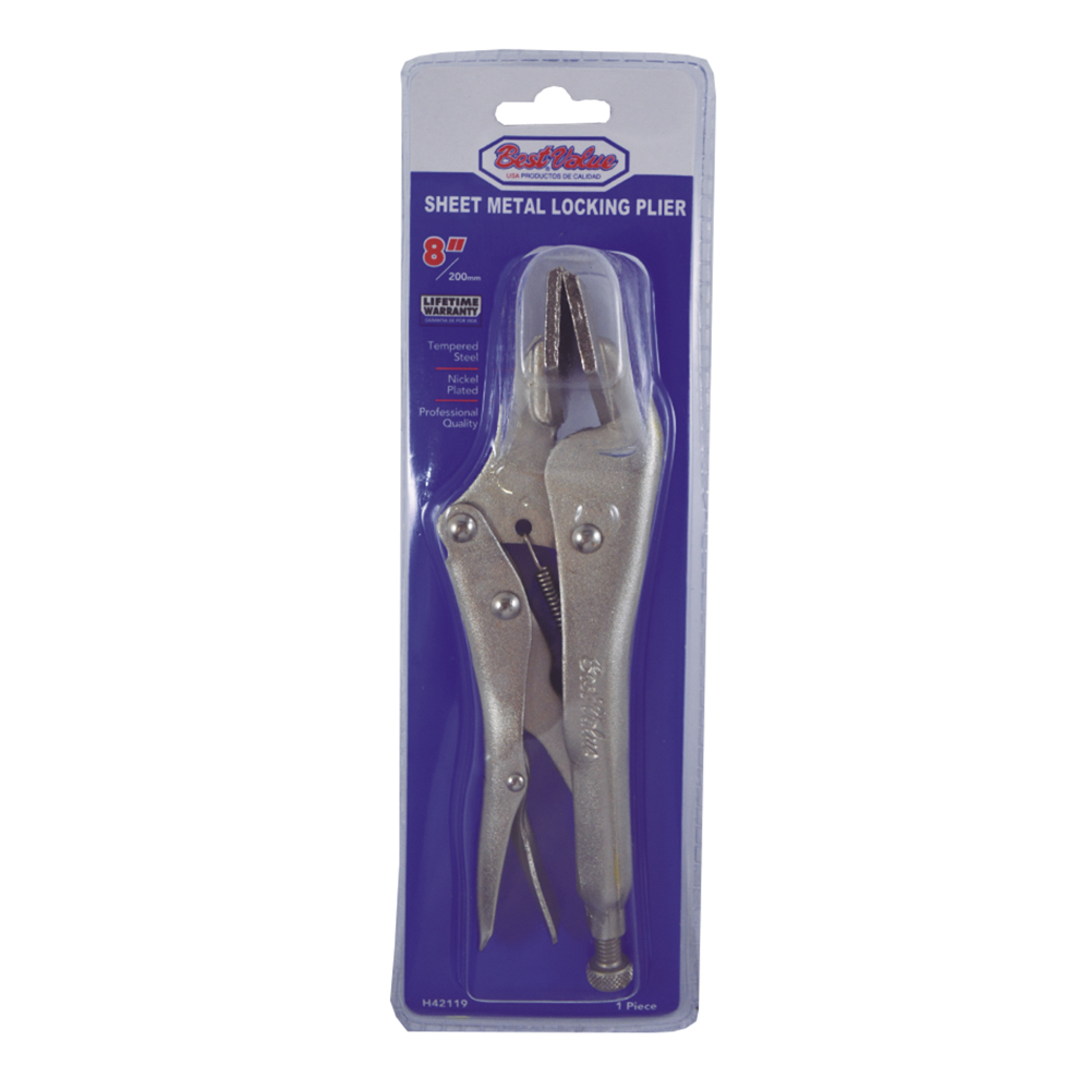 8" SHEET METAL LOCK PLIERS