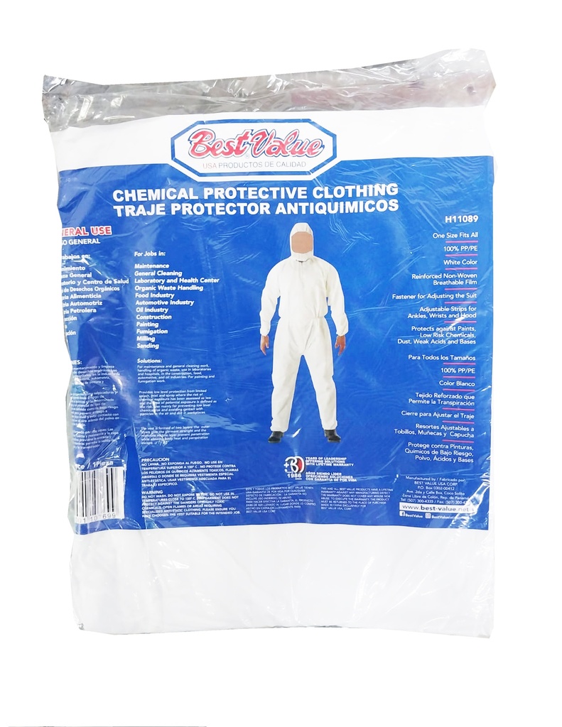 CHEMICAL PROTECTIVE CLOTHING