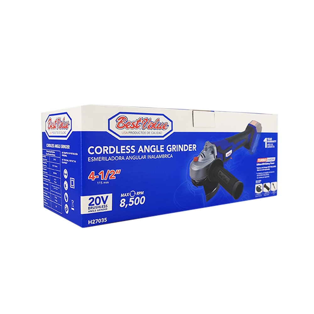 4 1/2" CORDLESS ANGLE GRINDER 20V BEST VALUE