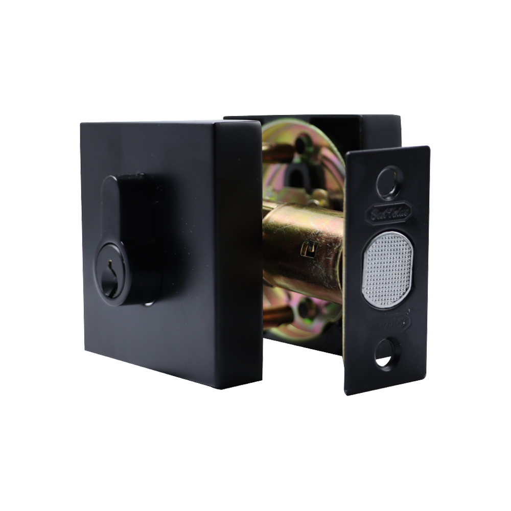 DOUBLE CYLINDER DEADBOLT LOCK (BLACK)