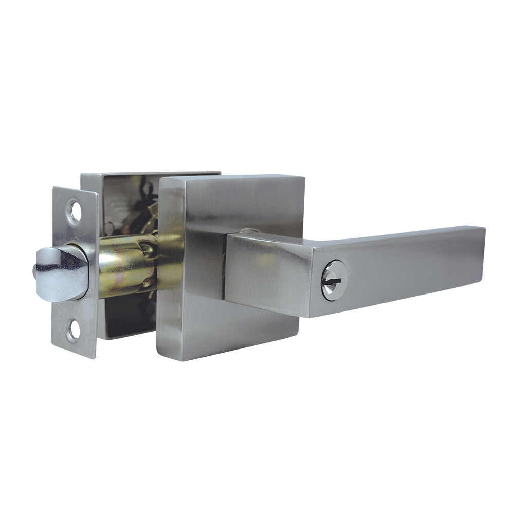 LEVER ENTRANCE LOCK SQUARE CHROME