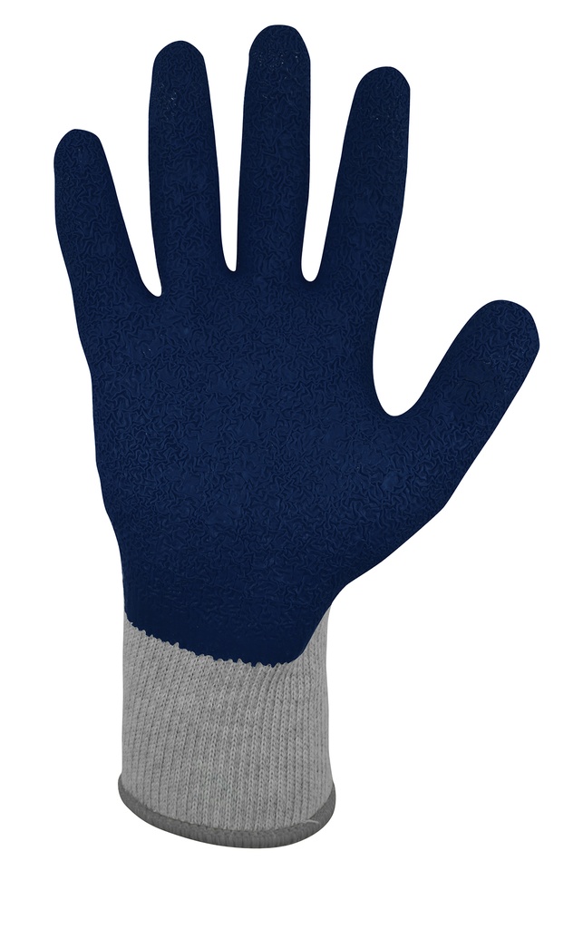 GE 10 GAUGE CRINKLE RUBBER DIPPED GLOVES MEDIUM