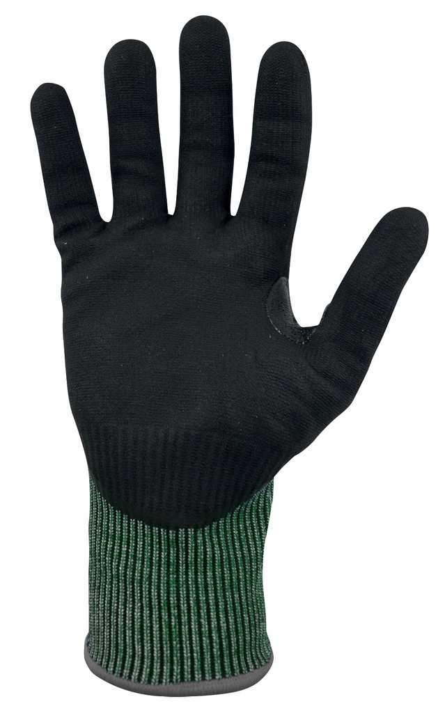 GE 15G FOAM NITRILE DIPPED RECYCLED GLOVE  MEDIUM