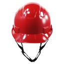 GE CAP STYLE HARD HAT - VENTED RED