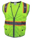 GE ENGINEER SAFETY VEST 2 TRIMS GREEN LG