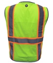 GE ENGINEER SAFETY VEST 2 TRIMS GREEN LG