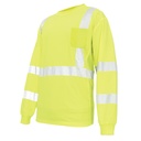 GE HI-VIS W/REFLECTIVE LONG SLEEVE SHIRT 2XL