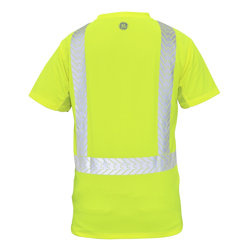 GE HI-VIS W/REFLECTIVE SHORT SLEEVE SHIRT XL