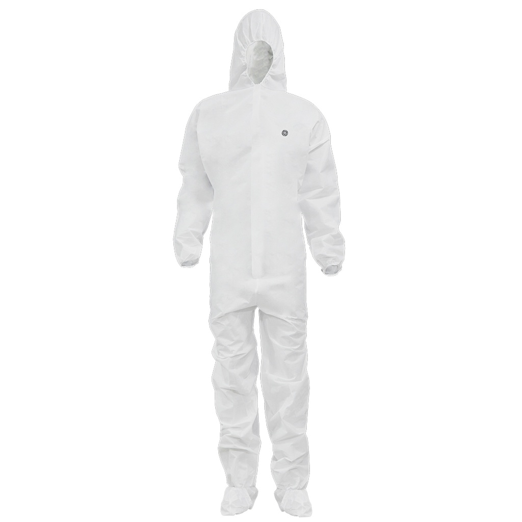 GE MICROPOROUS PROTECTIVE COVERALL W/HOOD 2XL