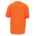 GE HIGH VISIBILTY SHORT SLEEVE SHIRT LARGE (ORANGE)