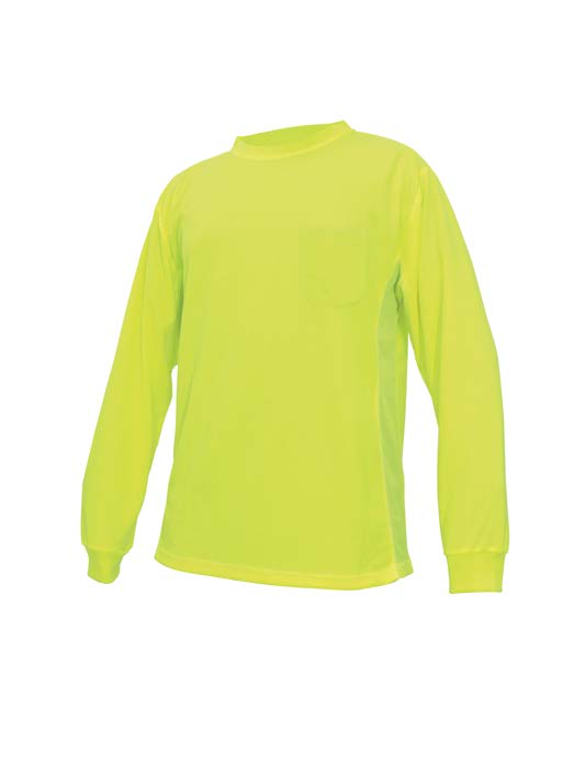 GE HIGH VISIBILTY LONG SLEEVE SHIRT 2XLARGE (ORANGE)