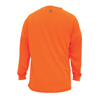 GE HIGH VISIBILTY LONG SLEEVE SHIRT LARGE (ORANGE)
