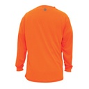 GE HIGH VISIBILTY LONG SLEEVE SHIRT LARGE (ORANGE)