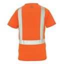 GE HI-VIS W/REFLECTIVE SHORT SLEEVE SHIRT LARGE (ORANGE)