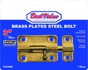 BUTTERFLY BARREL BOLT 3" BRASS